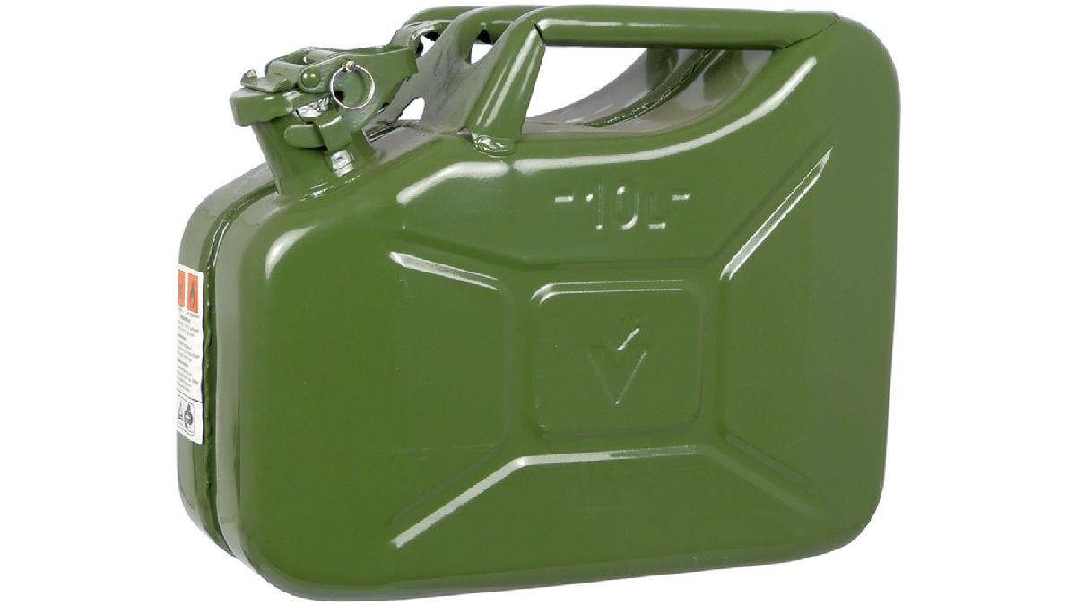 Jerrycan+10L+m%C3%A9tal+vert+TUV%2FGS